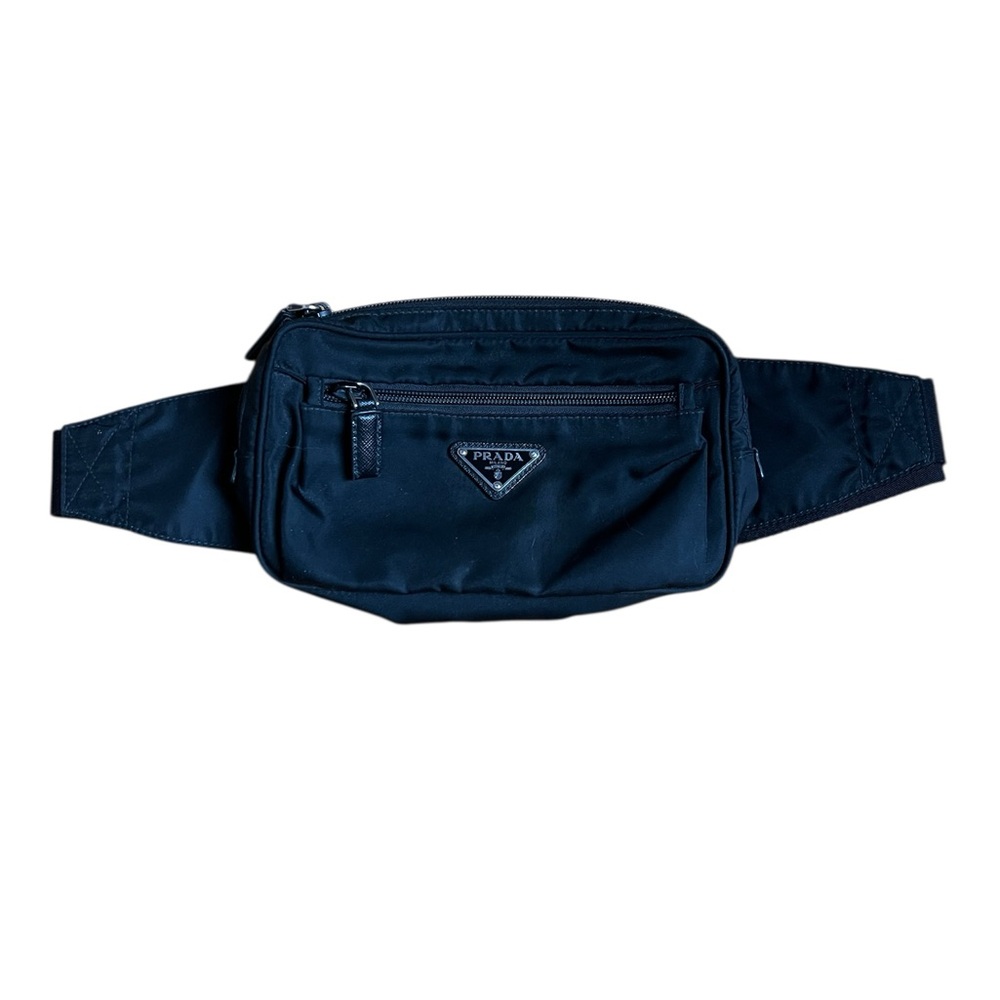 Prada Black Re-Nylon Belt Bag